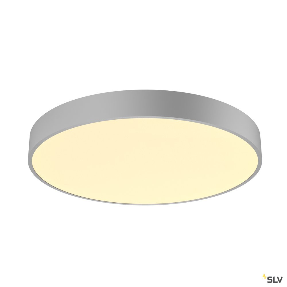 SLV MEDO 60 CW, CORONA, LED Indoor Wand- und Deckenaufbauleuchte, DALI, silbergrau, 3000/4000K