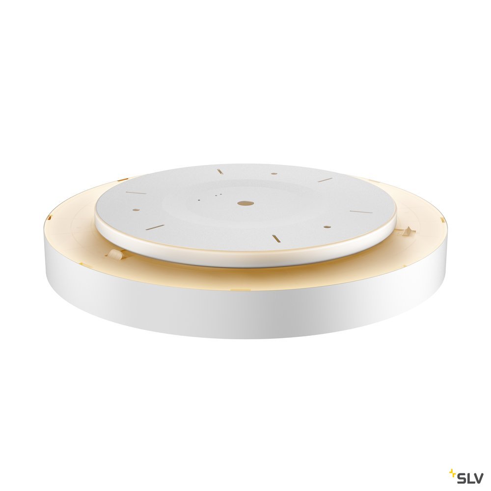 SLV MEDO 60 CW, CORONA, LED Indoor Wand- und Deckenaufbauleuchte, DALI, weiß, 3000/4000K