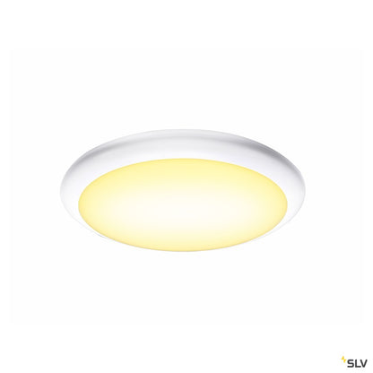 SLV RUBA 10 CW, LED Outdoor Wand- und Deckenaufbauleuchte, weiß, IP65, 3000/4000K