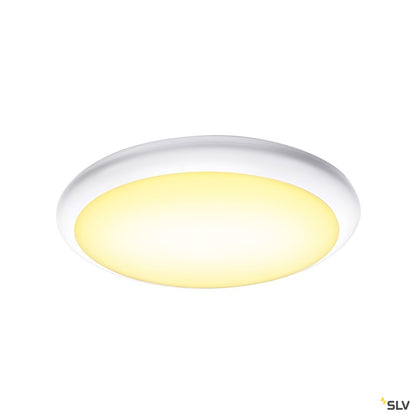SLV RUBA 16 CW, LED Outdoor Wand- und Deckenaufbauleuchte, weiß, IP65, 3000/4000K