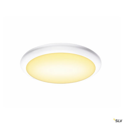 SLV RUBA 10 CW Sensor, LED Outdoor Wand- und Deckenaufbauleuchte, weiß IP65 3000/4000K