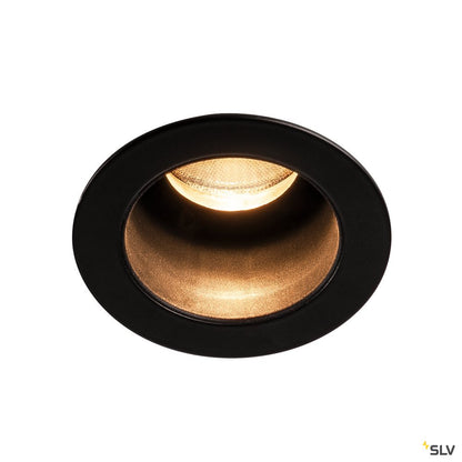 SLV TRITON MINI DL, LED Indoor Deckeneinbauleuchte, schwarz, 3000K, 15°