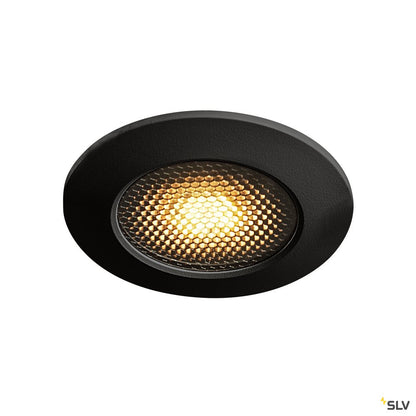 SLV VARU QPAR51 DL, Outdoor Deckeneinbauleuchte, schwarz, IP20/65