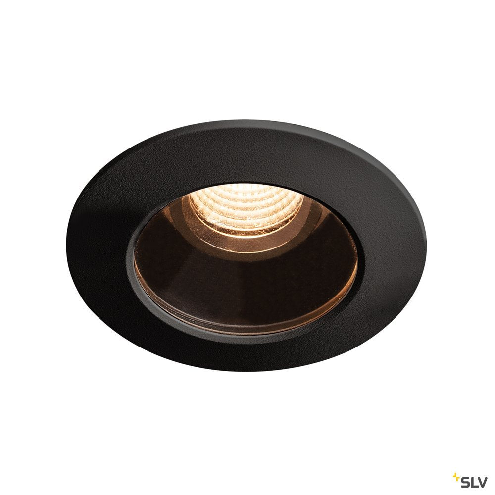 SLV VARU DL, LED Outdoor Deckeneinbauleuchte, schwarz, IP20/65, 2700K