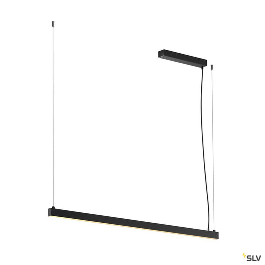 SLV AROSA 1,25m, TRIAC, PD, LED Indoor Pendelleuchte, schwarz, 3000K