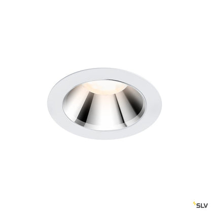 SLV RILO DL, LED Indoor Deckeneinbauleuchte, weiß/chrom, 3000/4000K, 14W