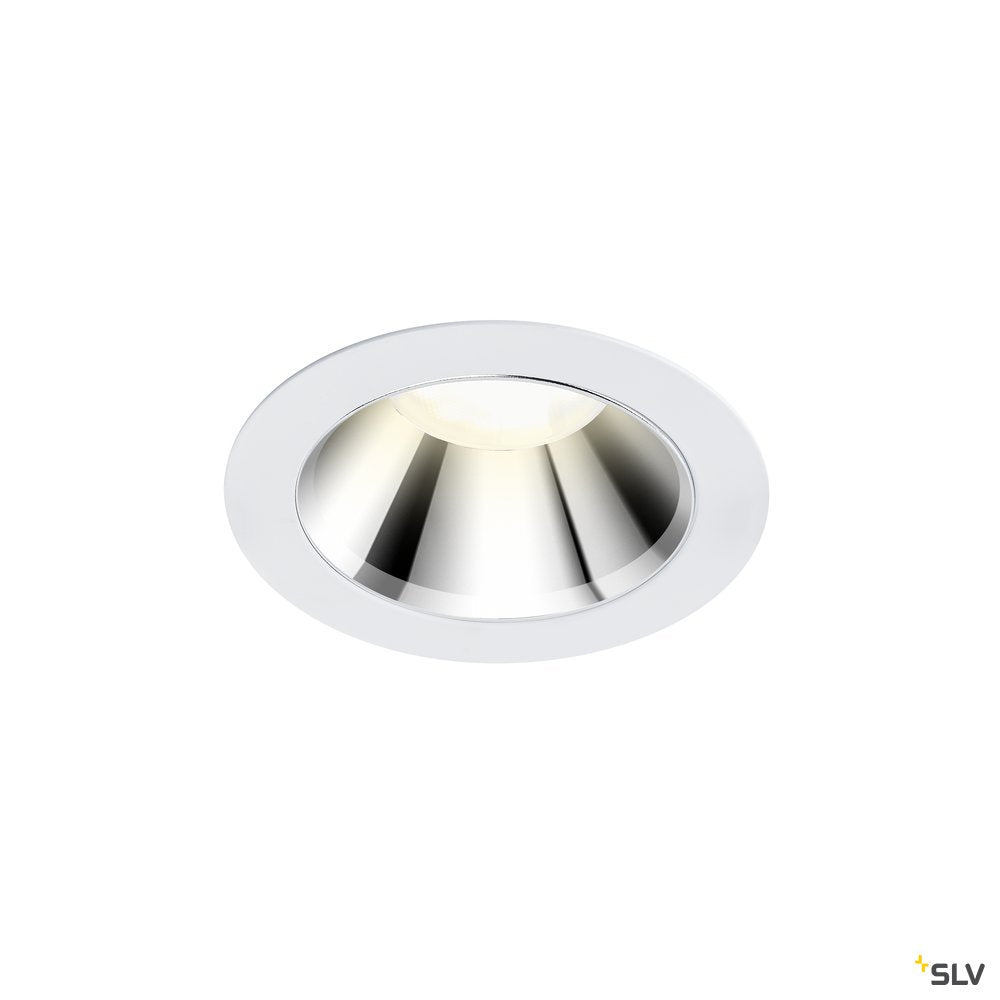 SLV RILO DL, LED Indoor Deckeneinbauleuchte, weiß/chrom, 3000/4000K, 14W