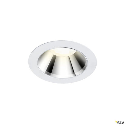 SLV RILO DL, LED Indoor Deckeneinbauleuchte, weiß/chrom, 3000/4000K, 14W
