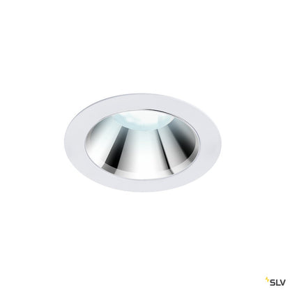 SLV RILO DL, LED Indoor Deckeneinbauleuchte, weiß/chrom, 3000/4000K, 14W