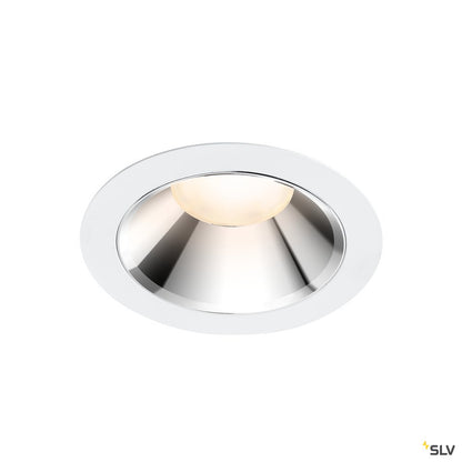 SLV RILO DL, LED Indoor Deckeneinbauleuchte, weiß/chrom, 3000/4000K, 18W