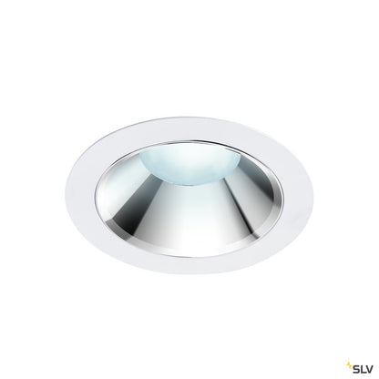 SLV RILO DL, LED Indoor Deckeneinbauleuchte, weiß/chrom, 3000/4000K, 18W