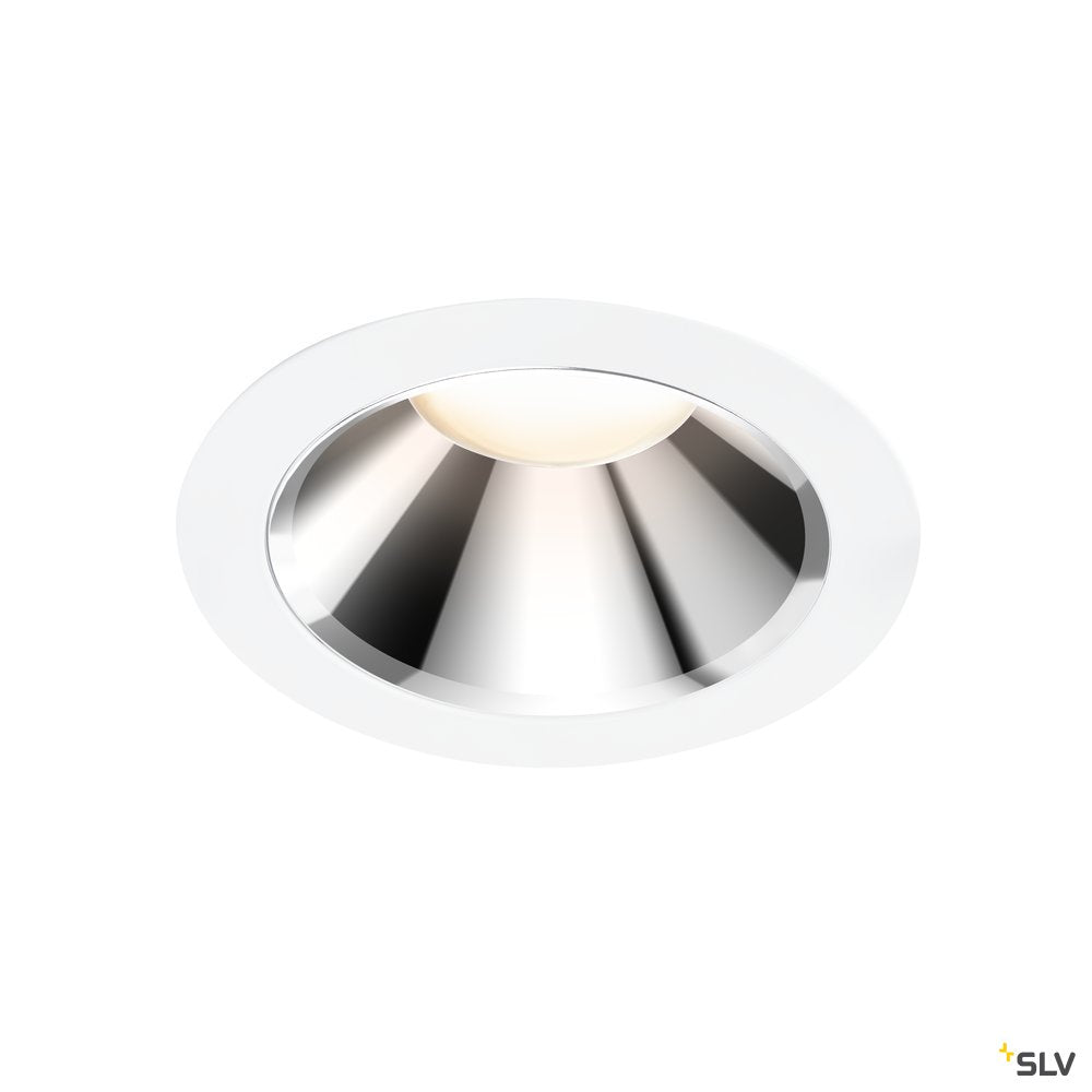 SLV RILO DL, LED Indoor Deckeneinbauleuchte, weiß/chrom, 3000/4000K, 24W
