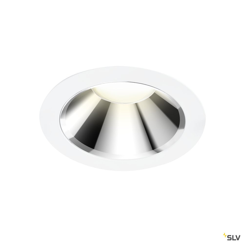 SLV RILO DL, LED Indoor Deckeneinbauleuchte, weiß/chrom, 3000/4000K, 24W