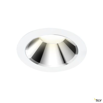 SLV RILO DL, LED Indoor Deckeneinbauleuchte, weiß/chrom, 3000/4000K, 24W
