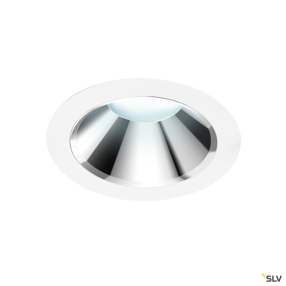 SLV RILO DL, LED Indoor Deckeneinbauleuchte, weiß/chrom, 3000/4000K, 24W
