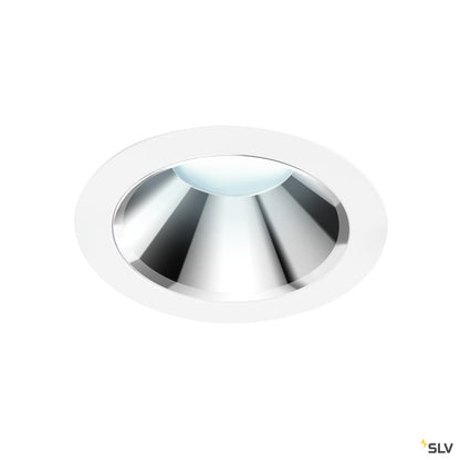 SLV RILO DL, LED Indoor Deckeneinbauleuchte, weiß/chrom, 3000/4000K, 24W