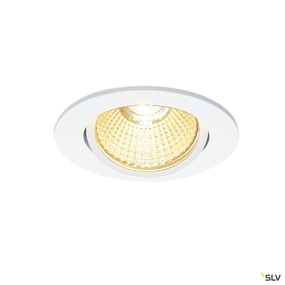 SLV NEW TRIA rund, LED Indoor Deckeneinbauleuchte, weiß, 1800-3000K, 7,2W