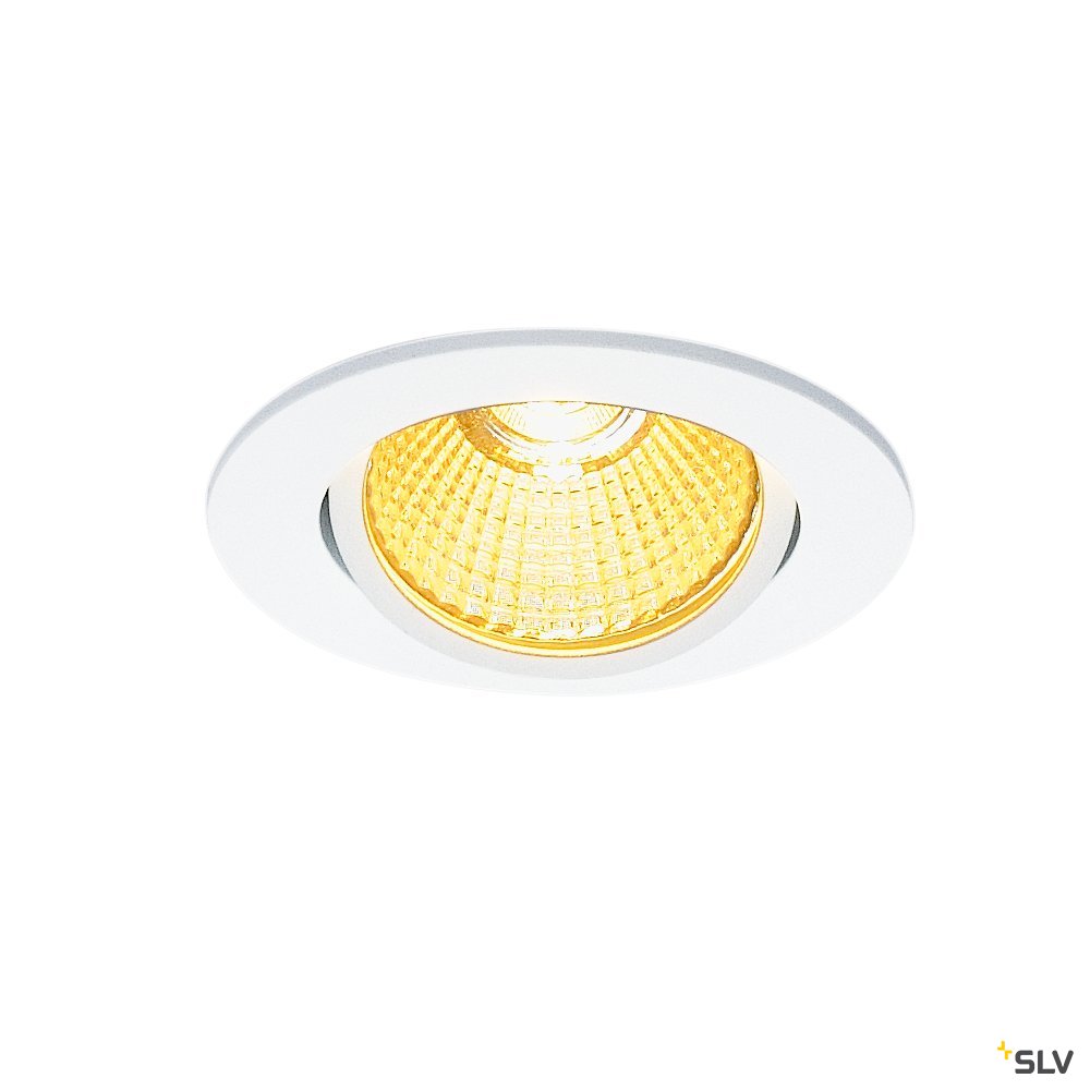 SLV NEW TRIA rund, LED Indoor Deckeneinbauleuchte, weiß, 1800-3000K, 7,2W