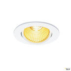 SLV NEW TRIA rund, LED Indoor Deckeneinbauleuchte, weiß, 1800-3000K, 7,2W