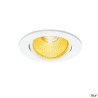 SLV NEW TRIA rund, LED Indoor Deckeneinbauleuchte, weiß, 1800-3000K, 7,2W