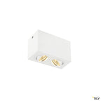 SLV TRILEDO Double, LED Indoor Deckenaufbauleuchte, weiß, 3000K, 16W