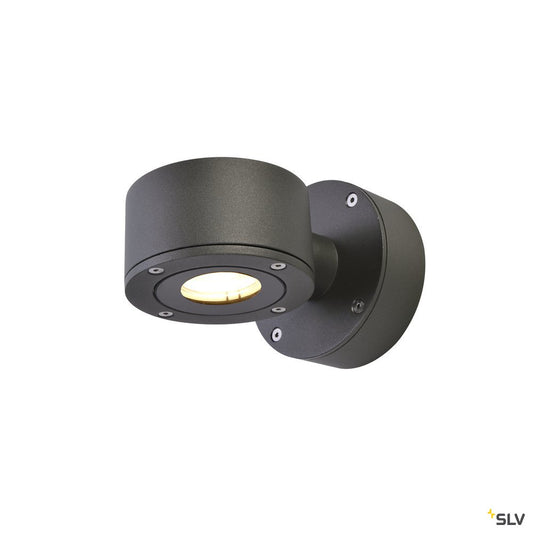 SLV SITRA WL, LED Outdoor Wandaufbauleuchte, anthrazit, IP44, 3000K, 9W