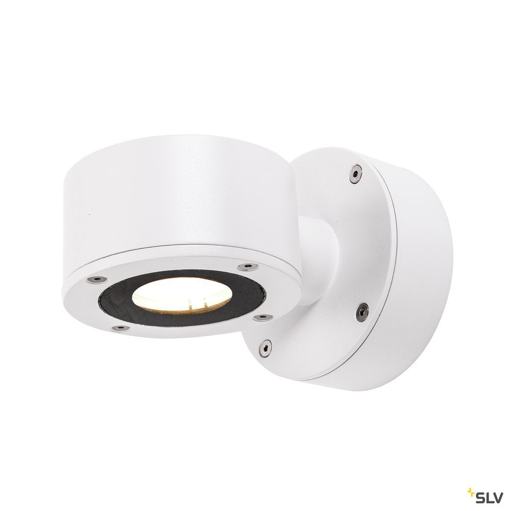 SLV SITRA WL, LED Outdoor Wandaufbauleuchte, weiß, IP44, 3000K, 9W