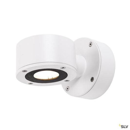 SLV SITRA WL, LED Outdoor Wandaufbauleuchte, weiß, IP44, 3000K, 9W
