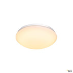 SLV LIPSY 30 Dome, LED Outdoor Wand- und Deckenaufbauleuchte, weiß, IP44, 3000/4000K