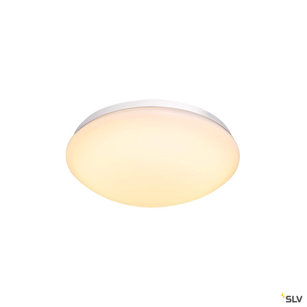 SLV LIPSY 30 Dome, LED Outdoor Wand- und Deckenaufbauleuchte, weiß, IP44, 3000/4000K