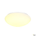 SLV LIPSY 40 Dome, LED Outdoor Wand- und Deckenaufbauleuchte, weiß, IP44, 3000/4000K