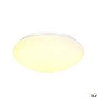 SLV LIPSY 40 Dome, LED Outdoor Wand- und Deckenaufbauleuchte, weiß, IP44, 3000/4000K