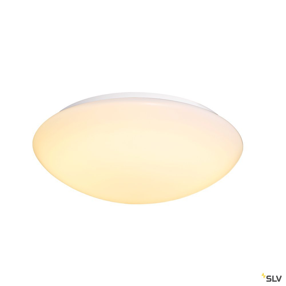 SLV LIPSY 50 Dome, LED Outdoor Wand- und Deckenaufbauleuchte, weiß, IP44, 3000/4000K