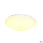 SLV LIPSY 50 Dome, LED Outdoor Wand- und Deckenaufbauleuchte, weiß, IP44, 3000/4000K