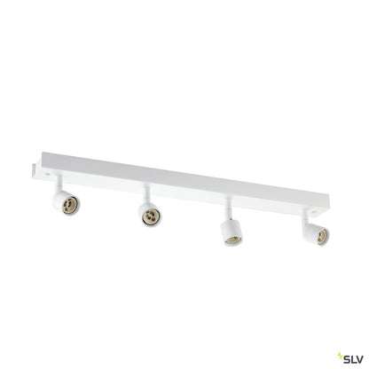 SLV PURI CW, Indoor Wand- und Deckenaufbauleuchte, quad, QPAR51, weiß, 4x50W