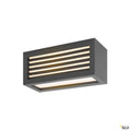 SLV BOX_L, LED Outdoor Wand- und Deckenaufbauleuchte, anthrazit, IP44, 3000K, 19W