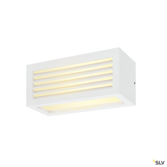 SLV BOX_L, LED Outdoor Wand- und Deckenaufbauleuchte, weiß, IP44, 3000K, 19W