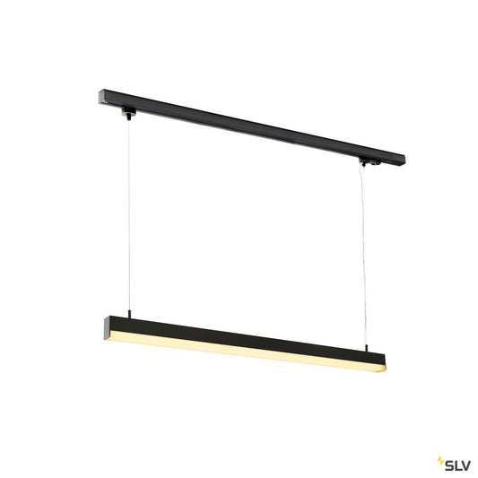 SLV SIGHT TRACK , schwarz, 3000K, 40W, inkl. 3P.-Adapter