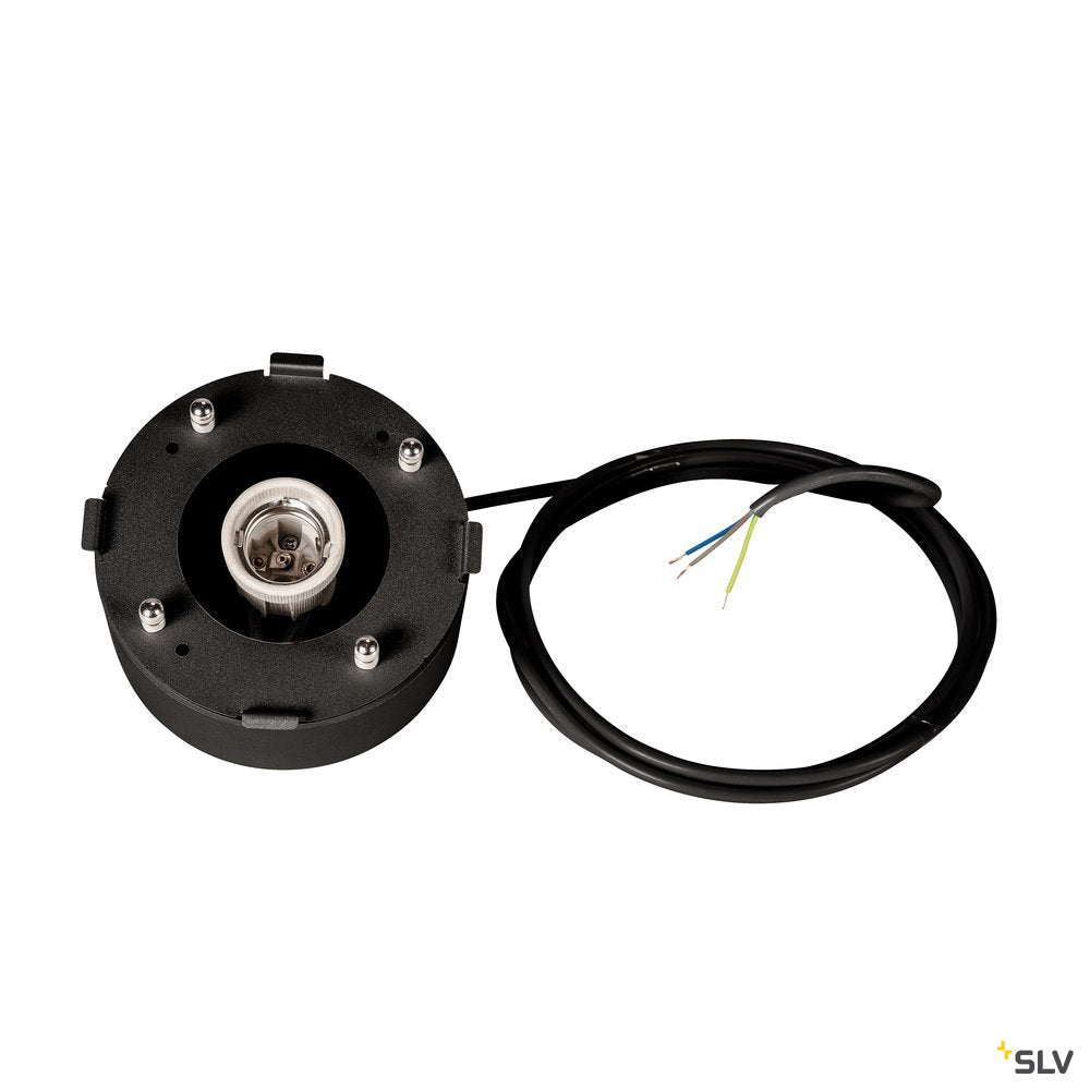 SLV PARA DOME E27, PD, Indoor Pendelleuchte, schwarz, max. 150W