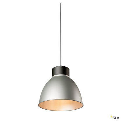 SLV PARA DOME E27, PD, Indoor Pendelleuchte, schwarz, max. 150W