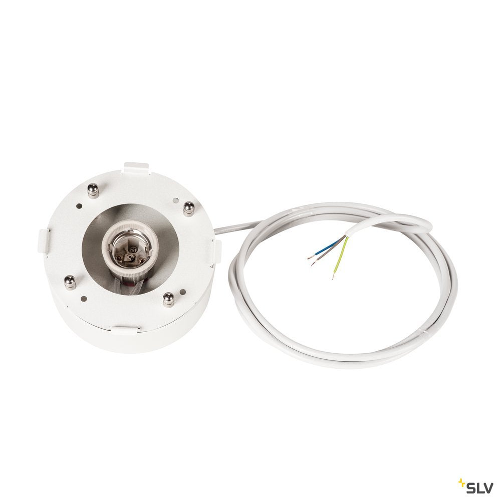 SLV PARA DOME E27, PD, Indoor Pendelleuchte, weiß, max. 150W