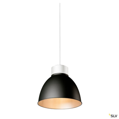 SLV PARA DOME E27, PD, Indoor Pendelleuchte, weiß, max. 150W