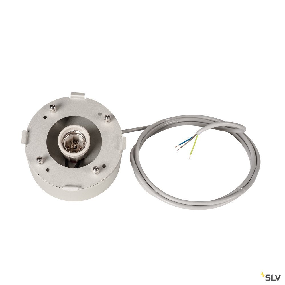 SLV PARA DOME E27, PD, Indoor Pendelleuchte, silber, max. 150W