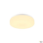 SLV LIPSY 30 Drum CW, LED Outdoor Wand- und Deckenaufbauleuchte, weiß, IP44 3000/4000K