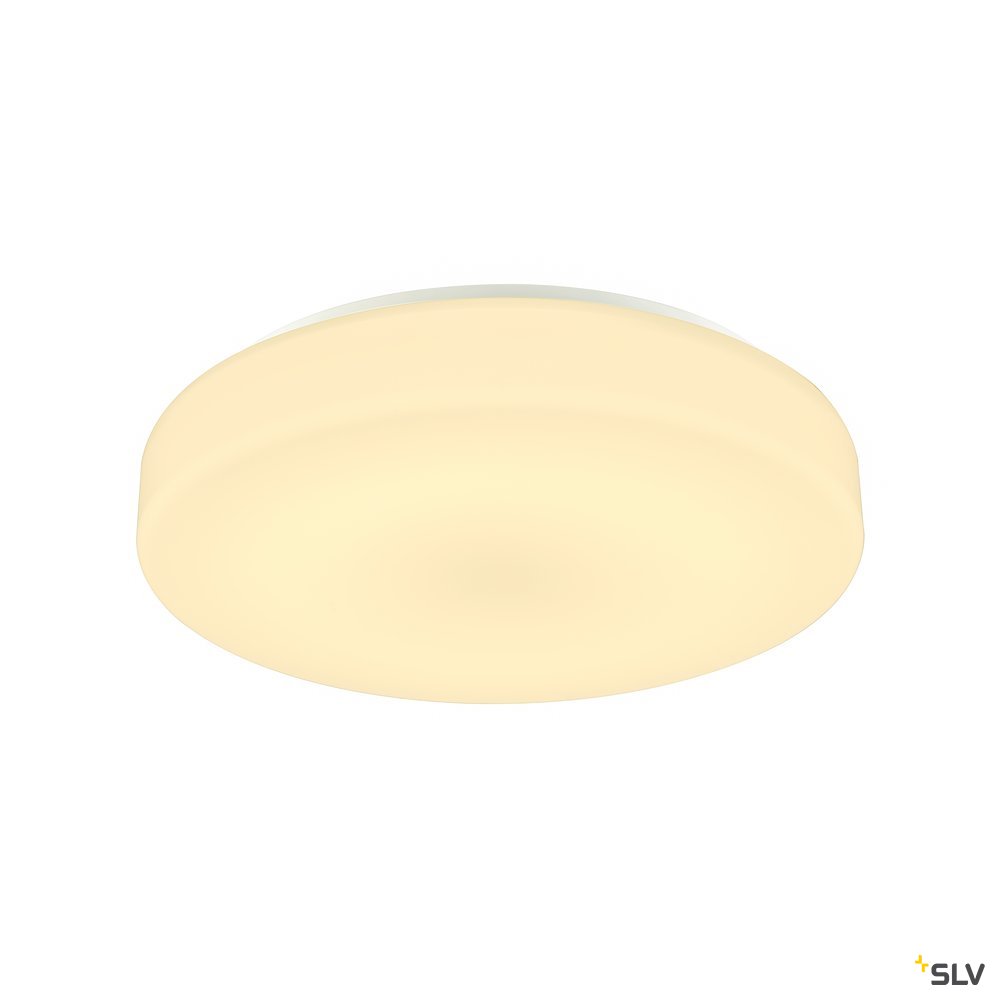 SLV LIPSY 40 Drum CW, LED Outdoor Wand- und Deckenaufbauleuchte, weiß, IP44 3000/4000K