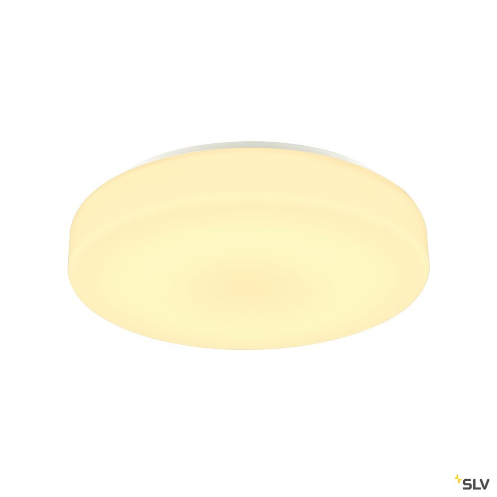 SLV LIPSY 40 Drum CW, LED Outdoor Wand- und Deckenaufbauleuchte, weiß, IP44 3000/4000K
