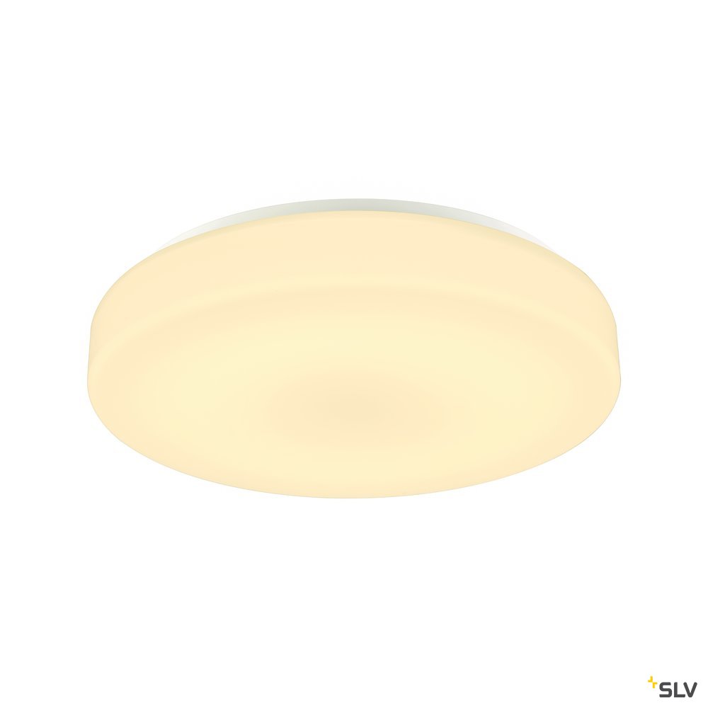 SLV LIPSY 50 Drum CW, LED Outdoor Wand- und Deckenaufbauleuchte, weiß, IP44 3000/4000K