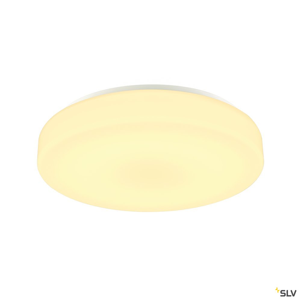 SLV LIPSY 50 Drum CW, LED Outdoor Wand- und Deckenaufbauleuchte, weiß, IP44 3000/4000K