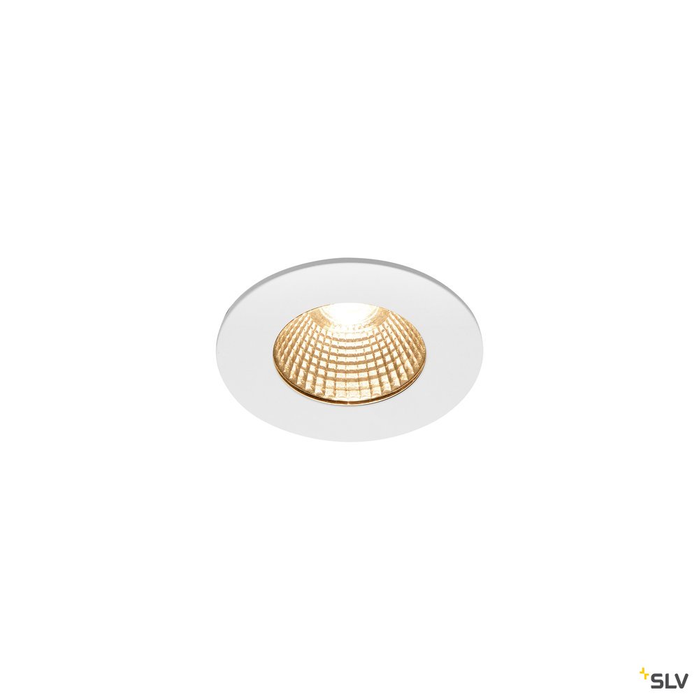 SLV PATTA-I, LED Outdoor Deckeneinbauleuchte, rund DL IP65 weiß 1800-3000K