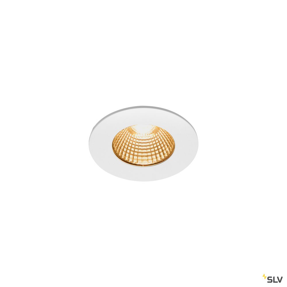 SLV PATTA-I, LED Outdoor Deckeneinbauleuchte, rund DL IP65 weiß 1800-3000K